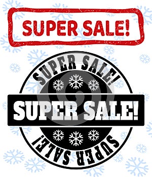 Super Sale! Scratched and Clean Stamp Seals for Xmas