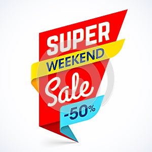 Super Sale Weekend special offer banne