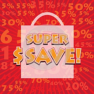 SUPER SAVE! wording