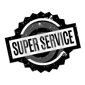 Super Service rubber stamp