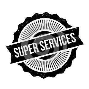 Super Services rubber stamp