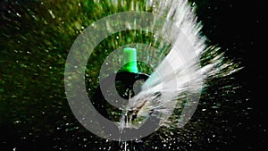 Super Slow 1,000fps Sprinkler spraying water