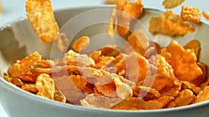 Super slow motion cornflakes