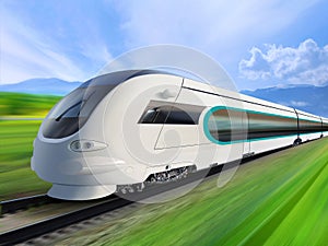 Super streamlined train