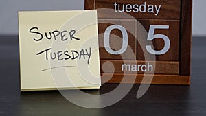 Super Tuesday Calendar Reminder