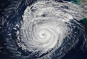 Super Typhoon, tropical storm, cyclone, hurricane, tornado, over ocean. Weather background. Typhoon,  storm, windstorm, superstorm