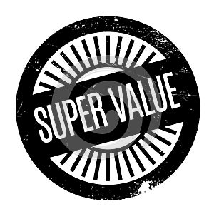 Super Value rubber stamp