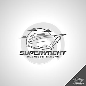 Super Yacht Logo Template