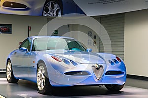 A superb Alfa Romeo Nuvola Concept model on display at The Historical Museum Alfa Romeo