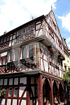 Superb house of Koblenz town located in the Rhine River Valley in Germany