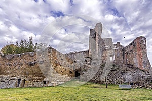 Superb view of the La Rocca Aldobrandesca of Sovana, Grosseto, Tuscany, Italy