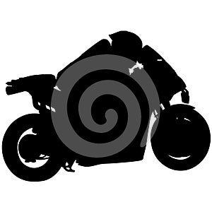 Superbike racing motorcycle, Motorcycle cyclist, MotoGP Bike, British Superbike, Isle of Man TT, Moto2 motorcycle with the racer f photo