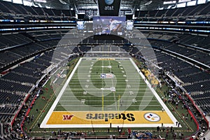 Superbowl XLV at Cowboys Stadium in Dallas, Texas