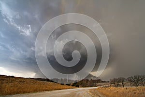 A Supercell Thunderstorm near Omaha, Nebraska