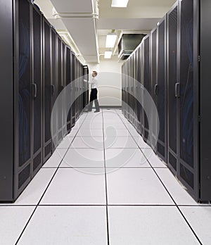 Supercomputer in action