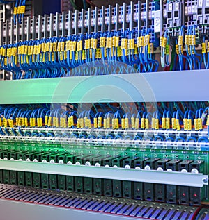 Supercomputer Network Switch and Cables