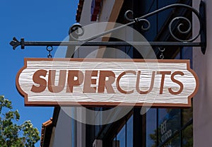 Supercuts Hair Salon Store and Sign