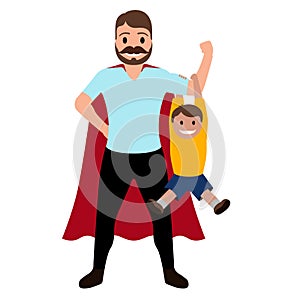 Superdad cartoon character