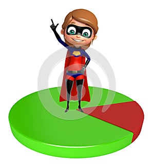 Supergirl with Circle sign