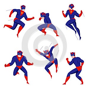Superhero Action Poses Set