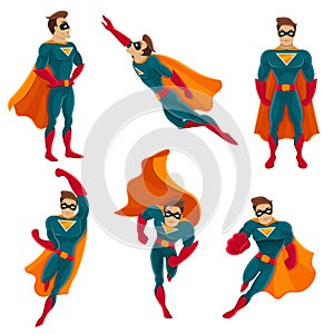 Superhero Actions Icon Set