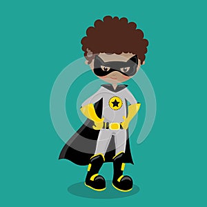 Superhero Boy Mulatto Brown Batman 02