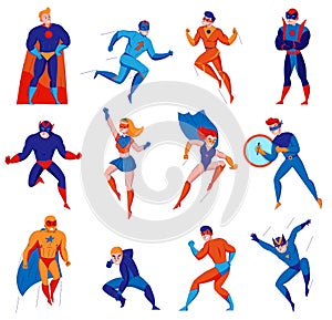 Superhero Character Set