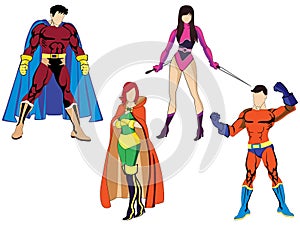 Superhero costumes