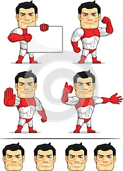 Superhero Customizable Mascot 5