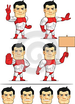 Superhero Customizable Mascot 6