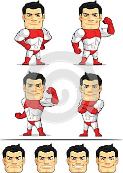 Superhero Customizable Mascot 7