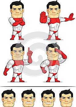 Superhero Customizable Mascot 2