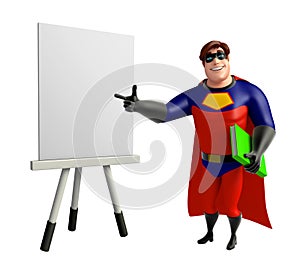 Superhero with Easel board & book