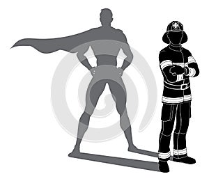 Superhero firefighter fireman Super Hero Shadow