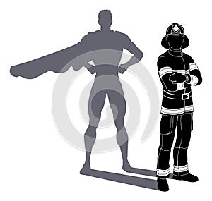 Superhero firefighter fireman Super Hero Shadow