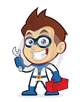 Superhero holding tools