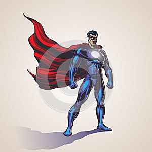 Superheld illustrationen 