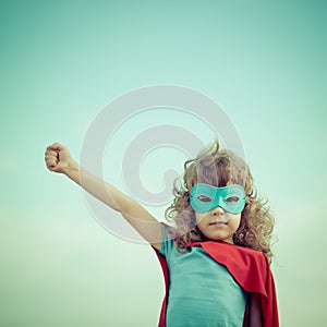 Superhero kid
