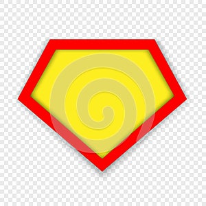 Superhero logo template