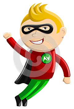 Superhero Mascot - Nitro Boy