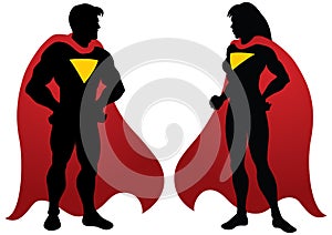 Superhero Silhouettes