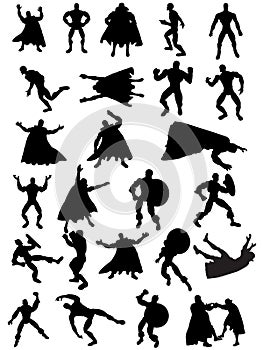 Superhero Silhouettes