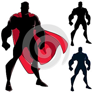 Superhero Standing Tall Silhouette