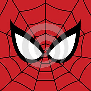 Superhero vector Mask. Big eyes