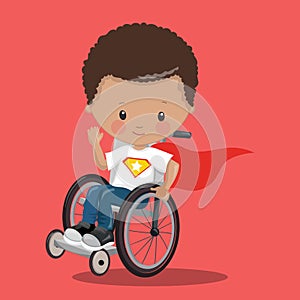 SUPERHERO IN A WHEELCHAIR SUPERMAN 01