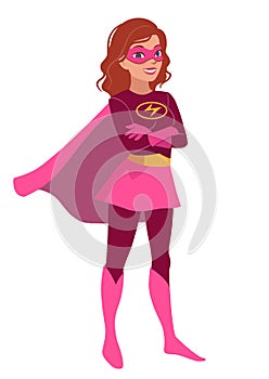 Superhero woman