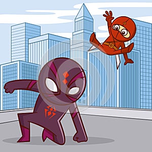 Superheroes Cartoon character