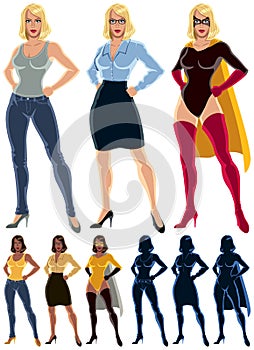 Superheroine Transformation photo