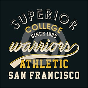 Superior college warriors