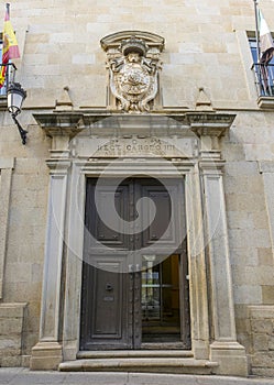 Superior Court of Justice of Extremadura, facade, Caceres, Spain photo